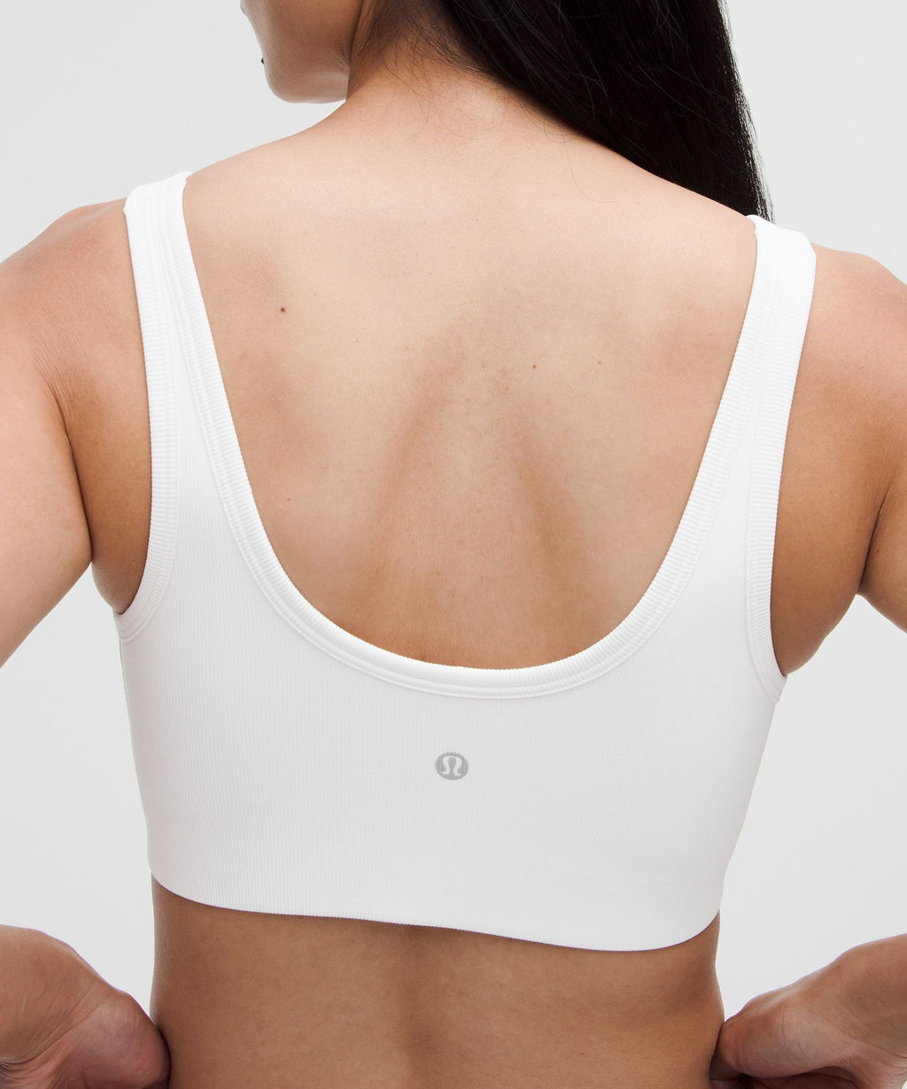 Nulu Ribbed Scoop-Neck BraLight Support, B/C Cup