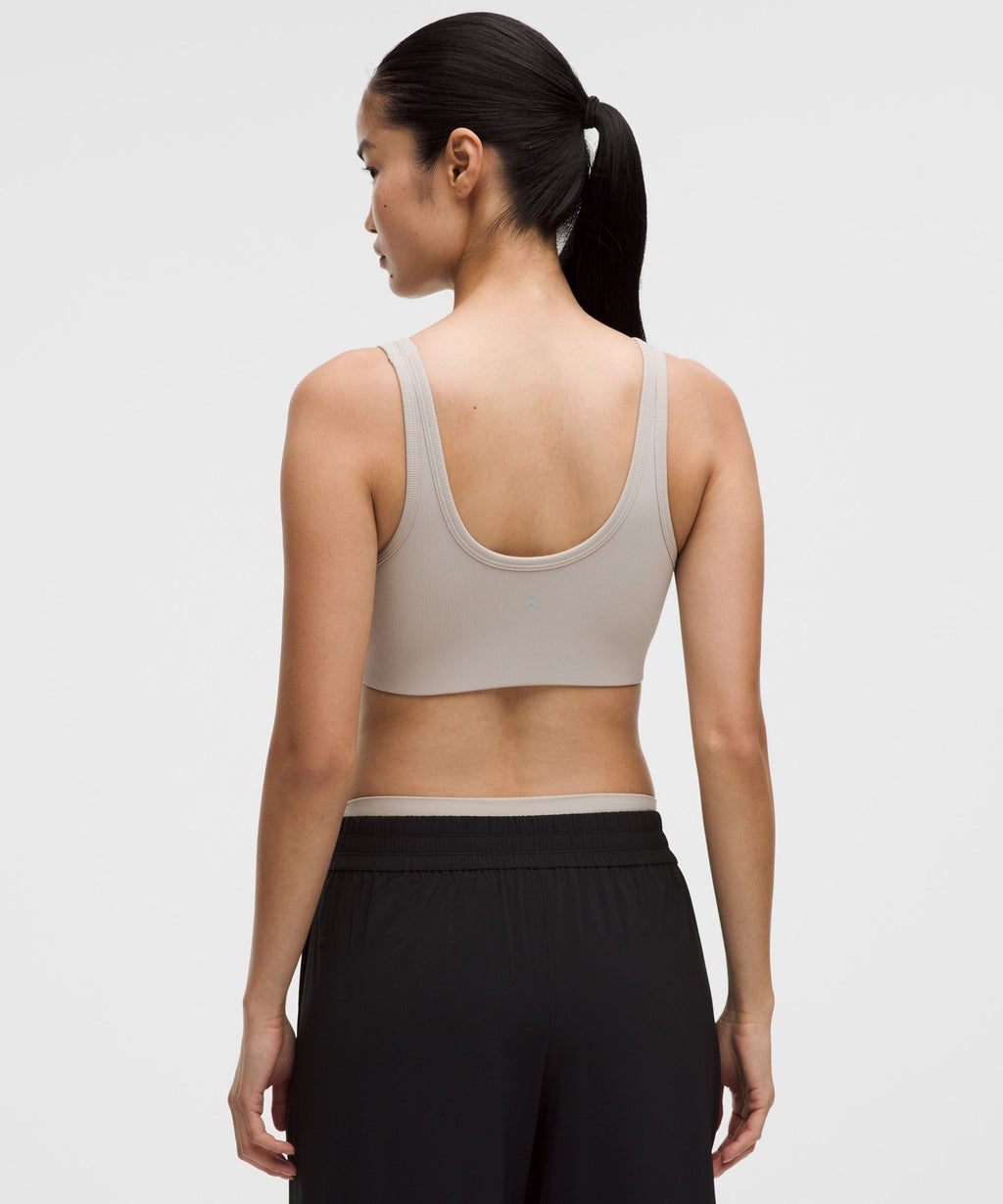 Nulu Ribbed Scoop-Neck BraLight Support, B/C Cup