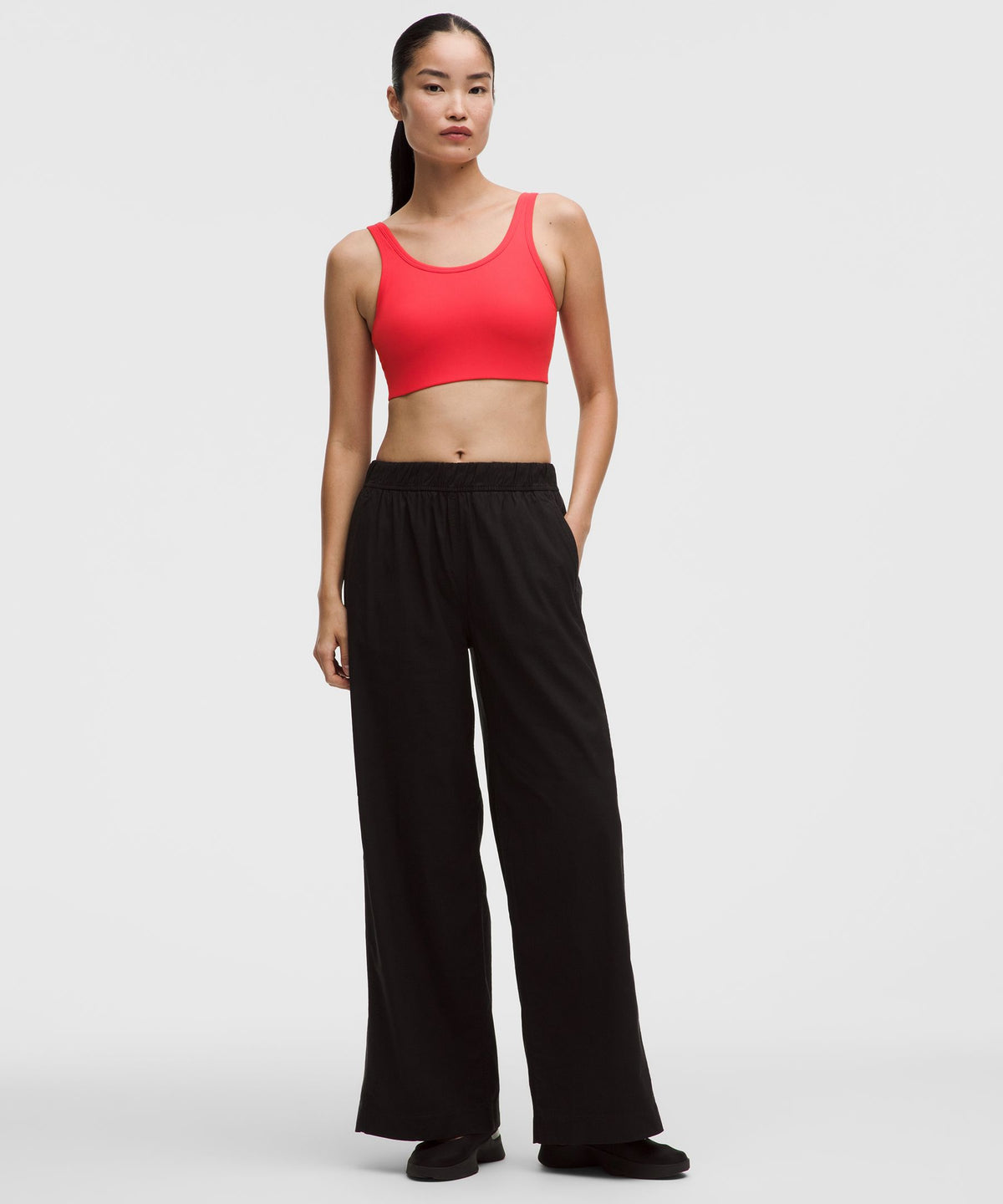 Nulu Ribbed Scoop-Neck BraLight Support, B/C Cup