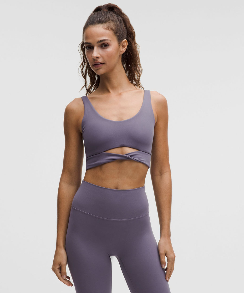 Nulu Twist-Front Scoop-Neck BraLight Support, B/C Cup