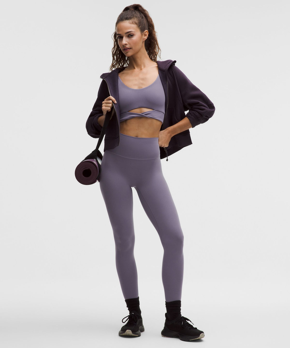 Nulu Twist-Front Scoop-Neck BraLight Support, B/C Cup