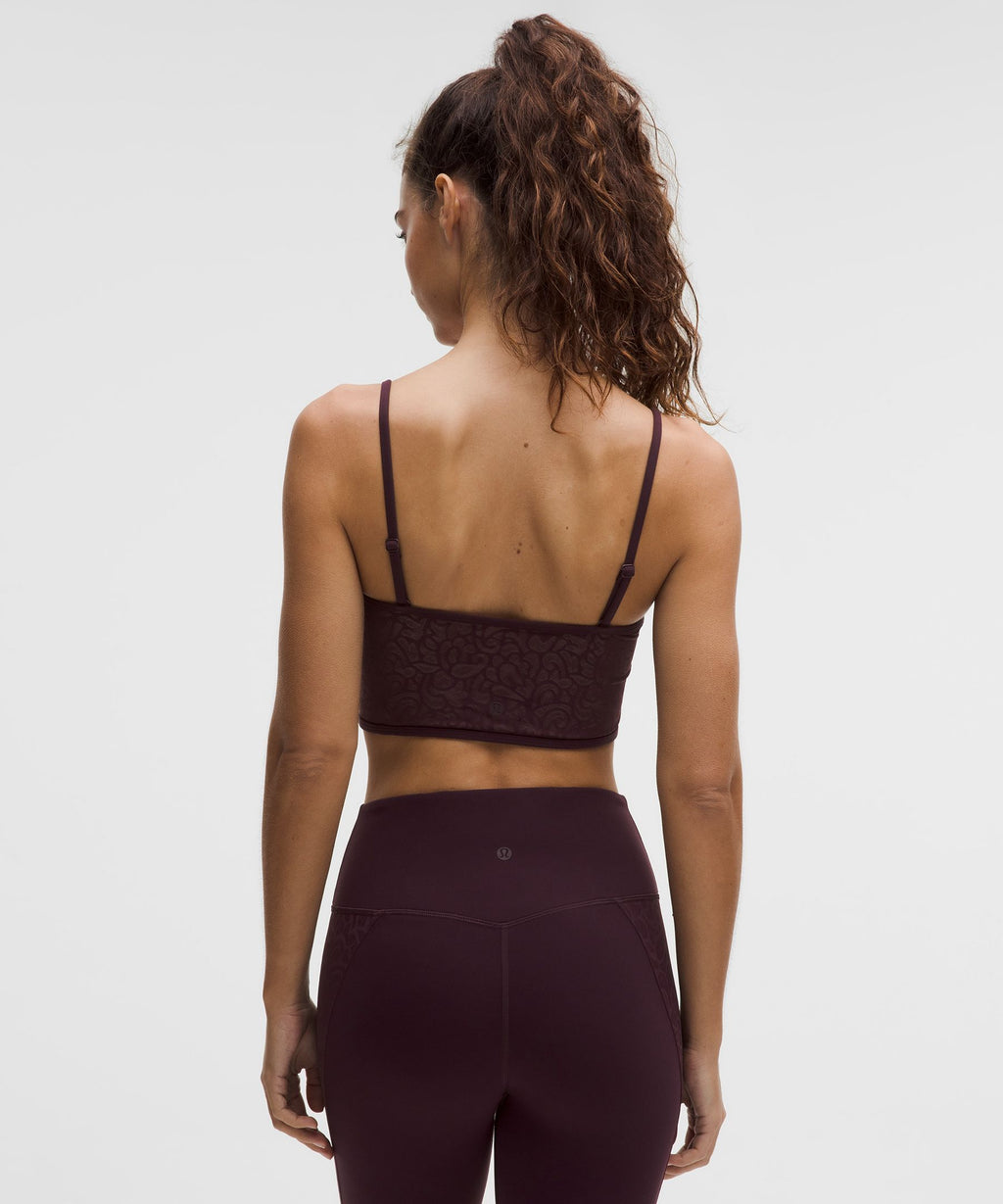Nulu Paisley Lace-Back Yoga BraLight Support, B/C Cup