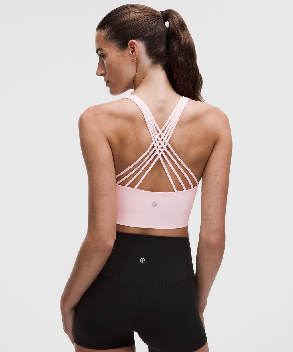 FlexyFlex Strappy Longline Yoga BraLight Support, A–C Cups
