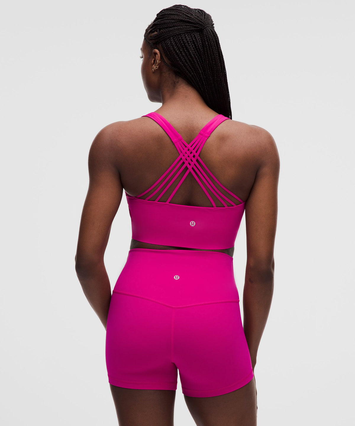FlexyFlex Strappy Longline Yoga BraLight Support, D–DDD Cups
