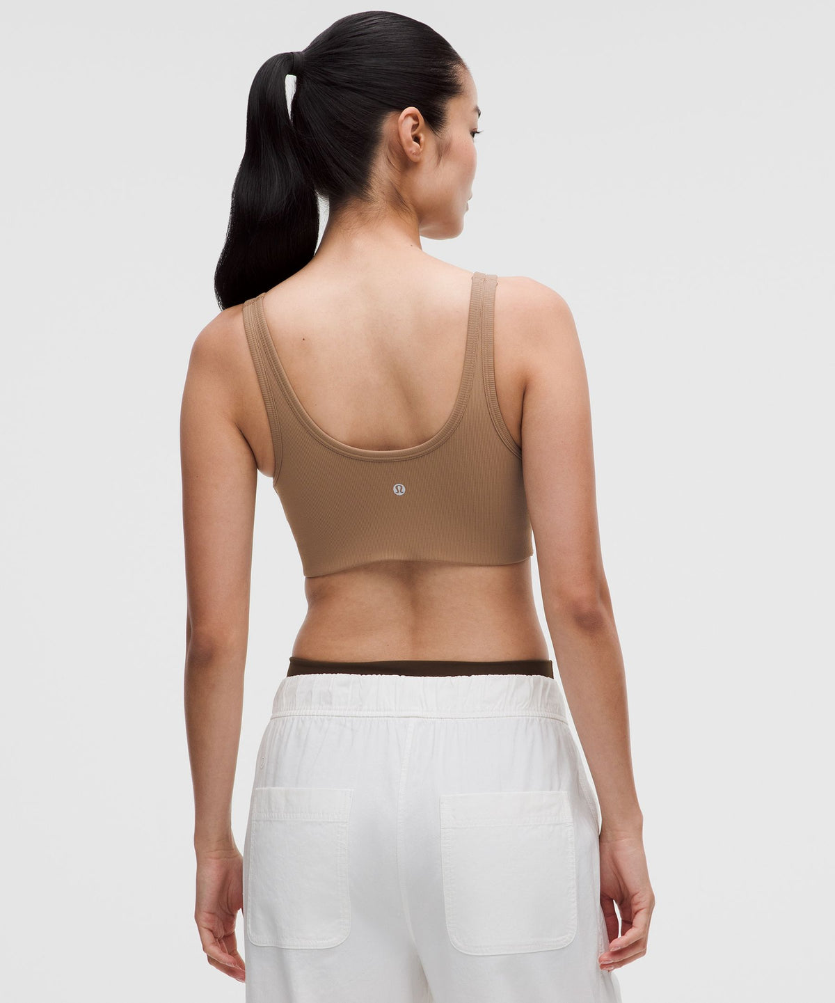 Nulu Ribbed Scoop-Neck BraLight Support, B/C Cup