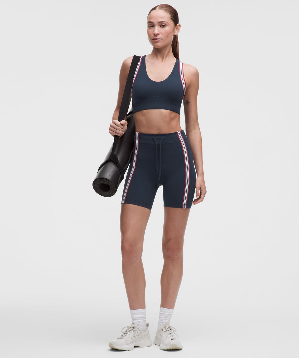 Groove Yoga Bra Light Support, B/C CupStriped Trim
