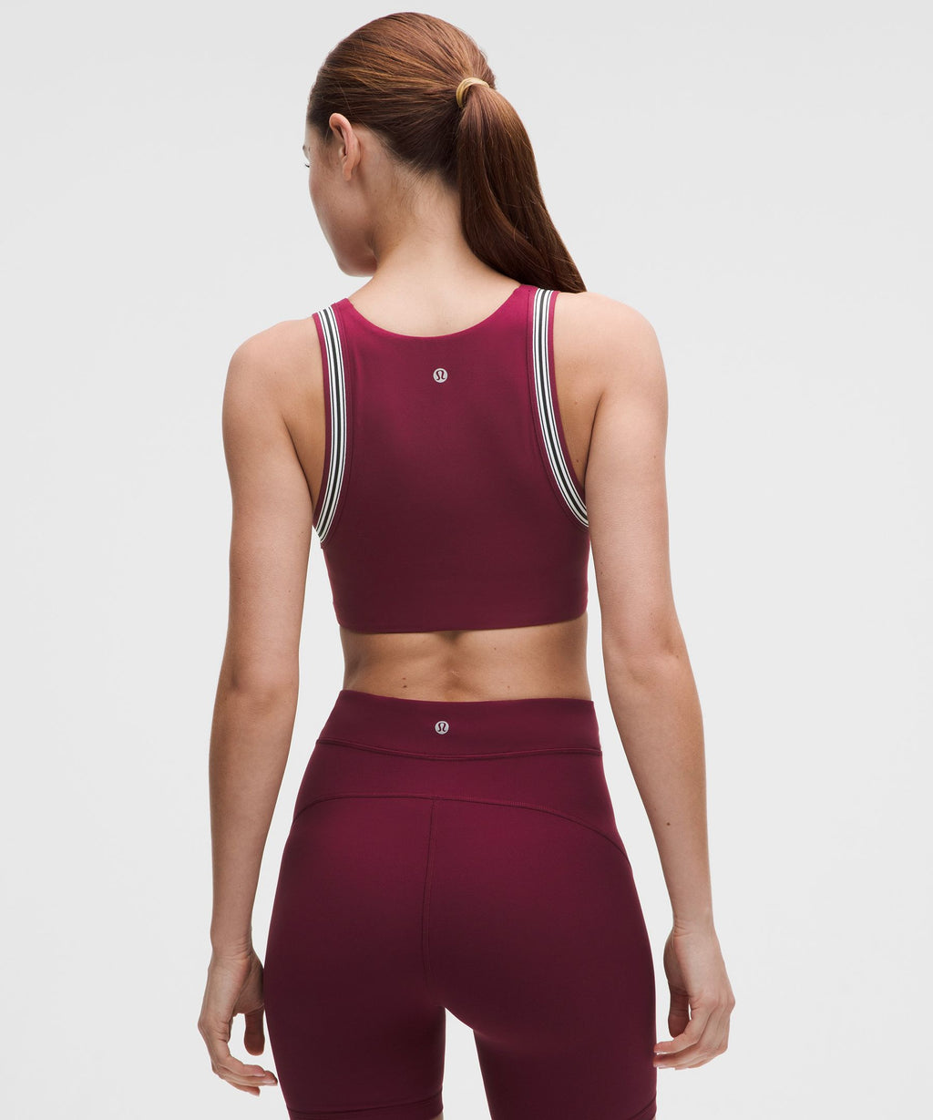 Groove Yoga Bra Light Support, B/C CupStriped Trim