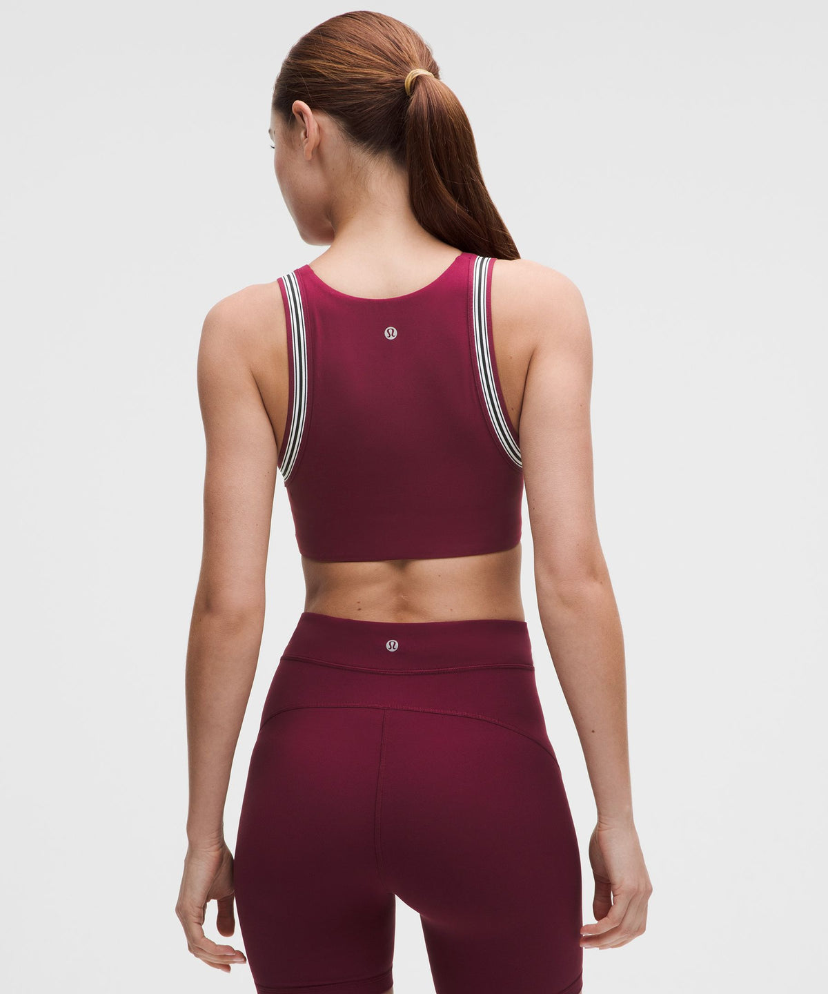 Groove Yoga Bra Light Support, B/C CupStriped Trim