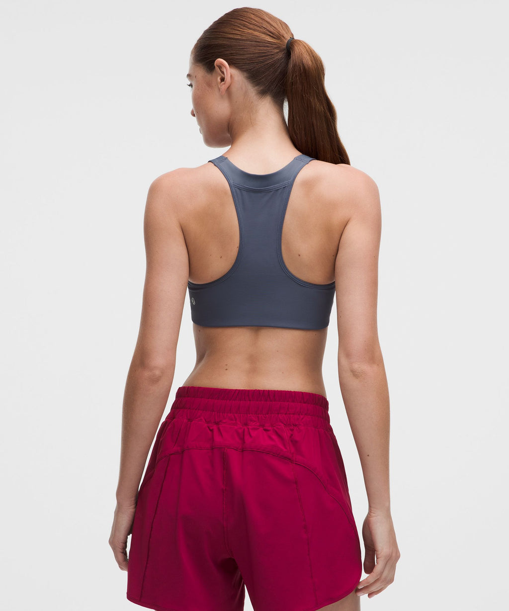 Back Pocket Racerback Run BraMedium Support, B/C Cup