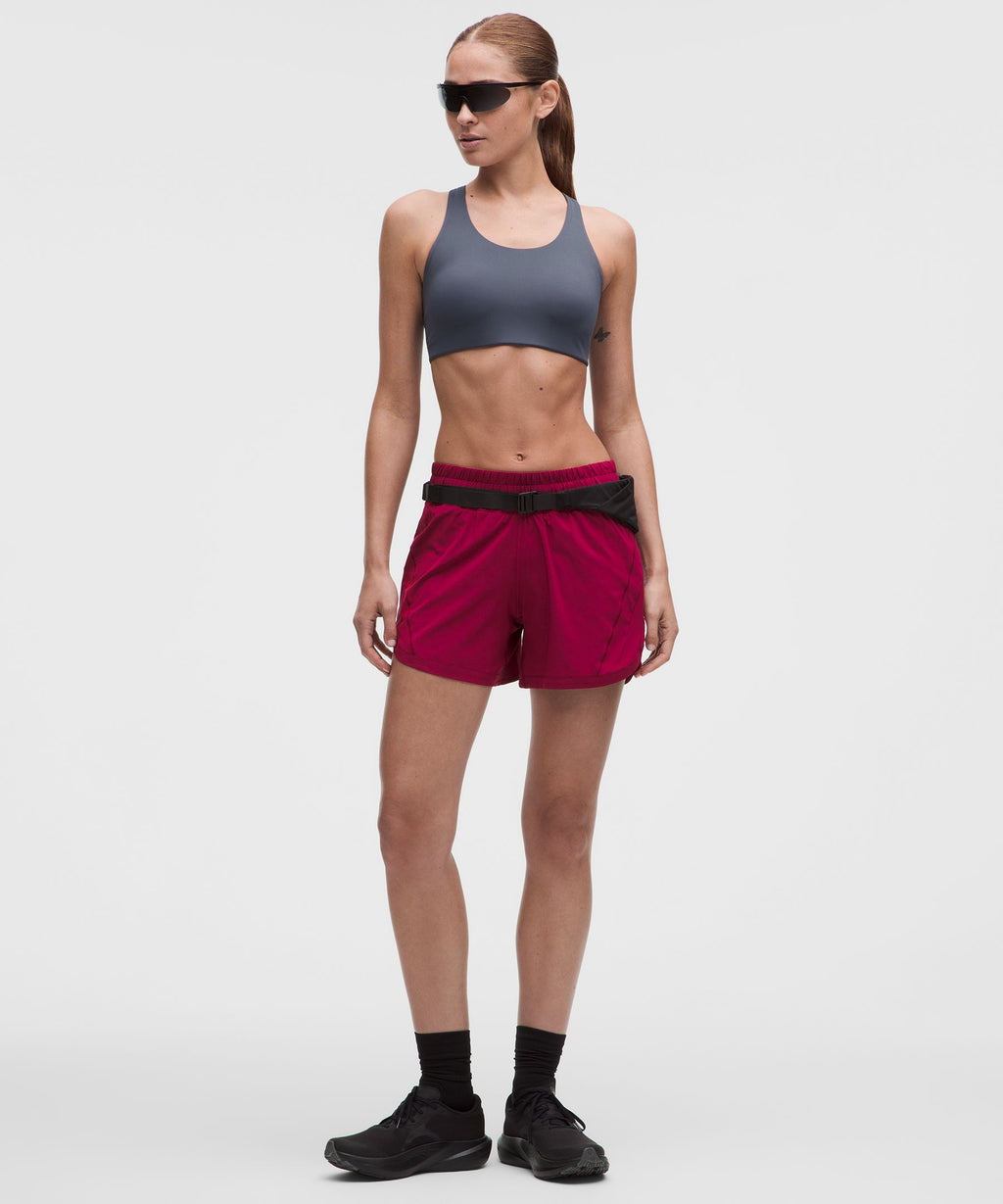 Back Pocket Racerback Run BraMedium Support, B/C Cup