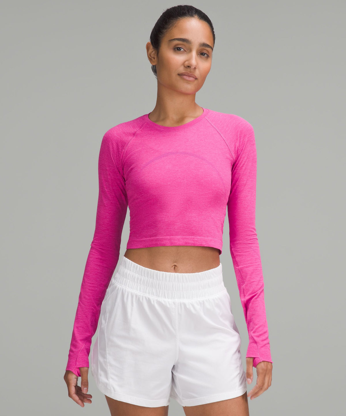 Swiftly Tech Cropped Long-Sleeve Shirt 2.0