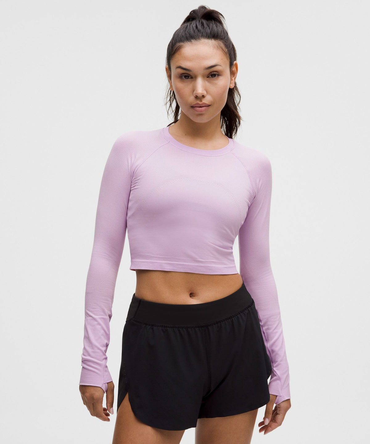 Swiftly Tech Cropped Long-Sleeve Shirt 2.0
