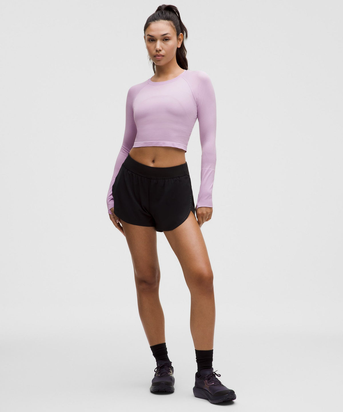 Swiftly Tech Cropped Long-Sleeve Shirt 2.0