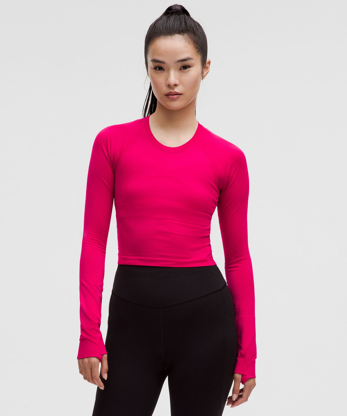 Swiftly Tech Cropped Long-Sleeve Shirt 2.0