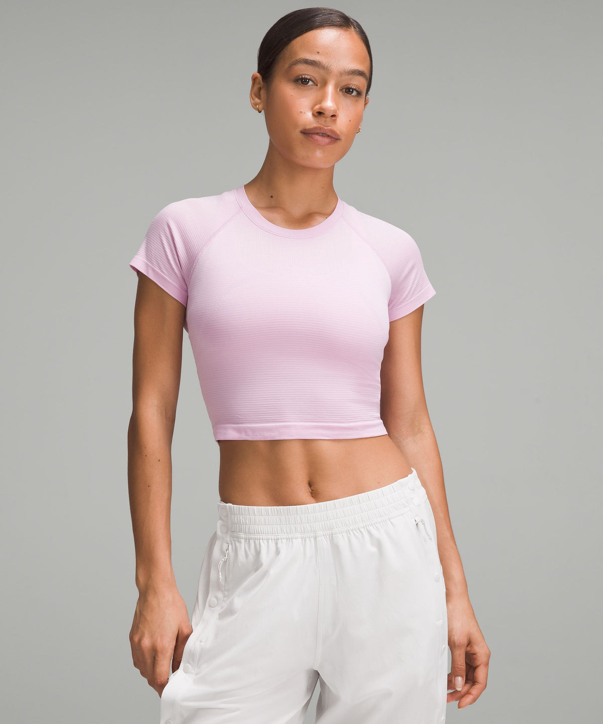 Swiftly Tech Cropped Short-Sleeve Shirt 2.0