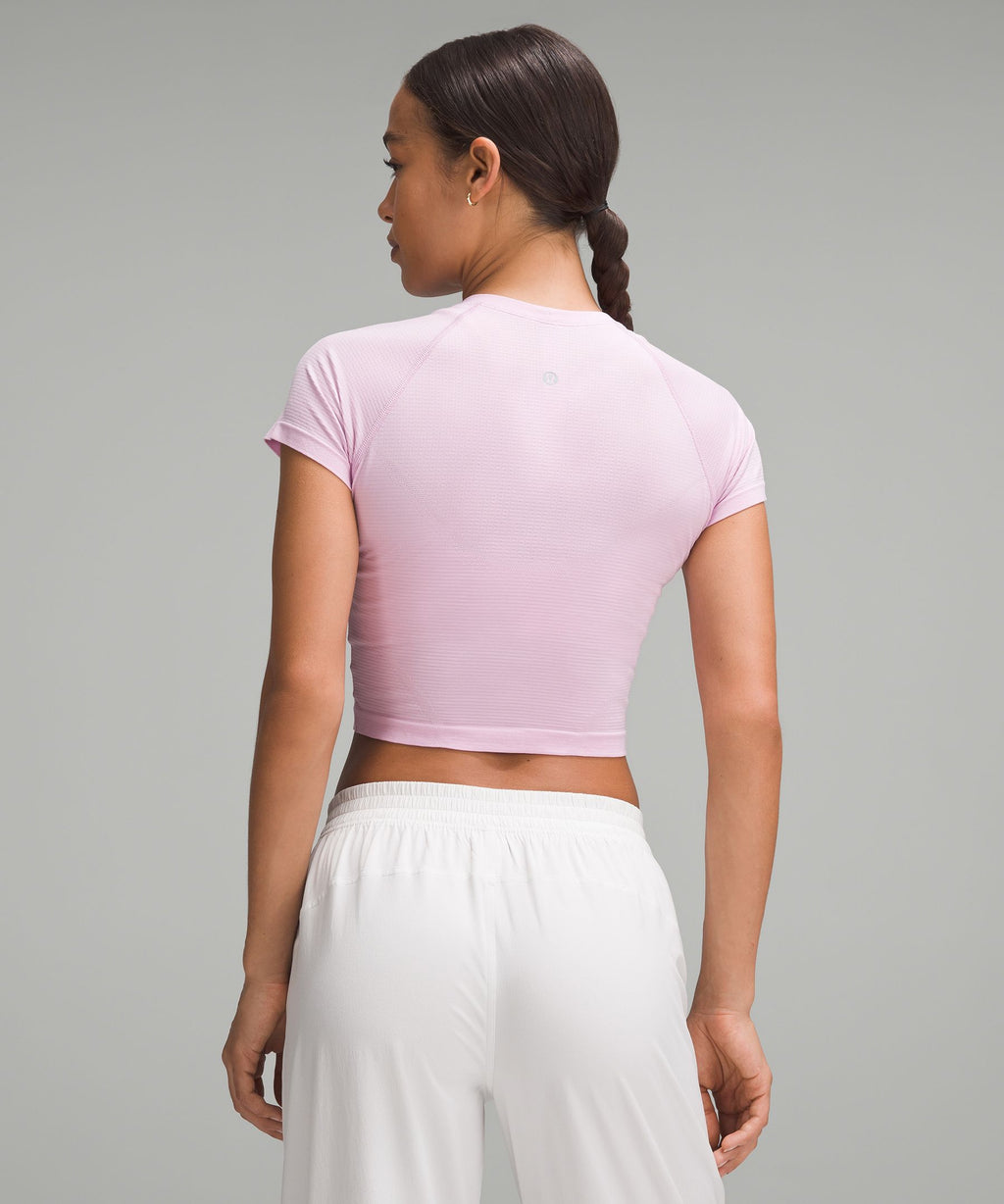 Swiftly Tech Cropped Short-Sleeve Shirt 2.0