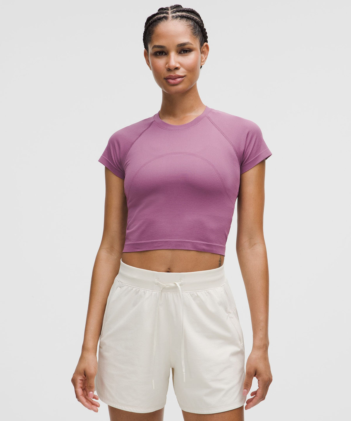 Swiftly Tech Cropped Short-Sleeve Shirt 2.0