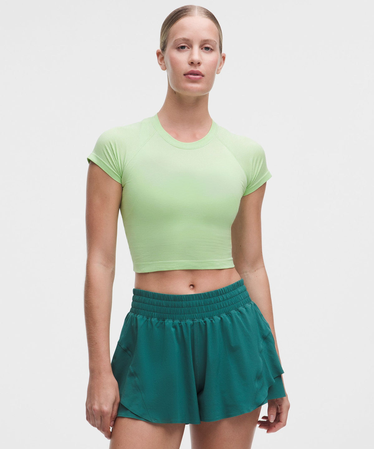 Swiftly Tech Cropped Short-Sleeve Shirt 2.0
