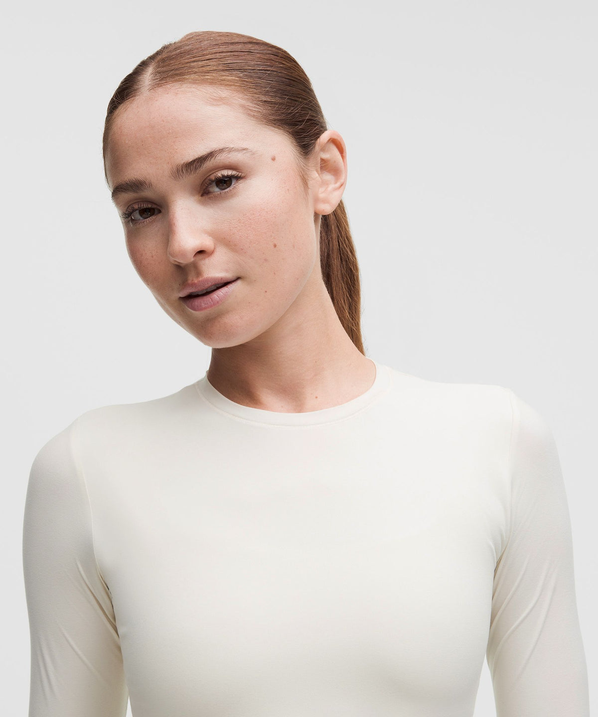 Wundermost Ultra-Soft Nulu Crewneck Long-Sleeve Shirt
