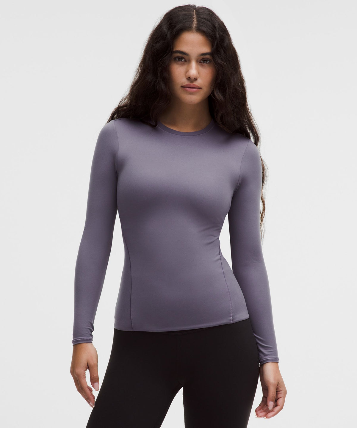Wundermost Ultra-Soft Nulu Crewneck Long-Sleeve Shirt