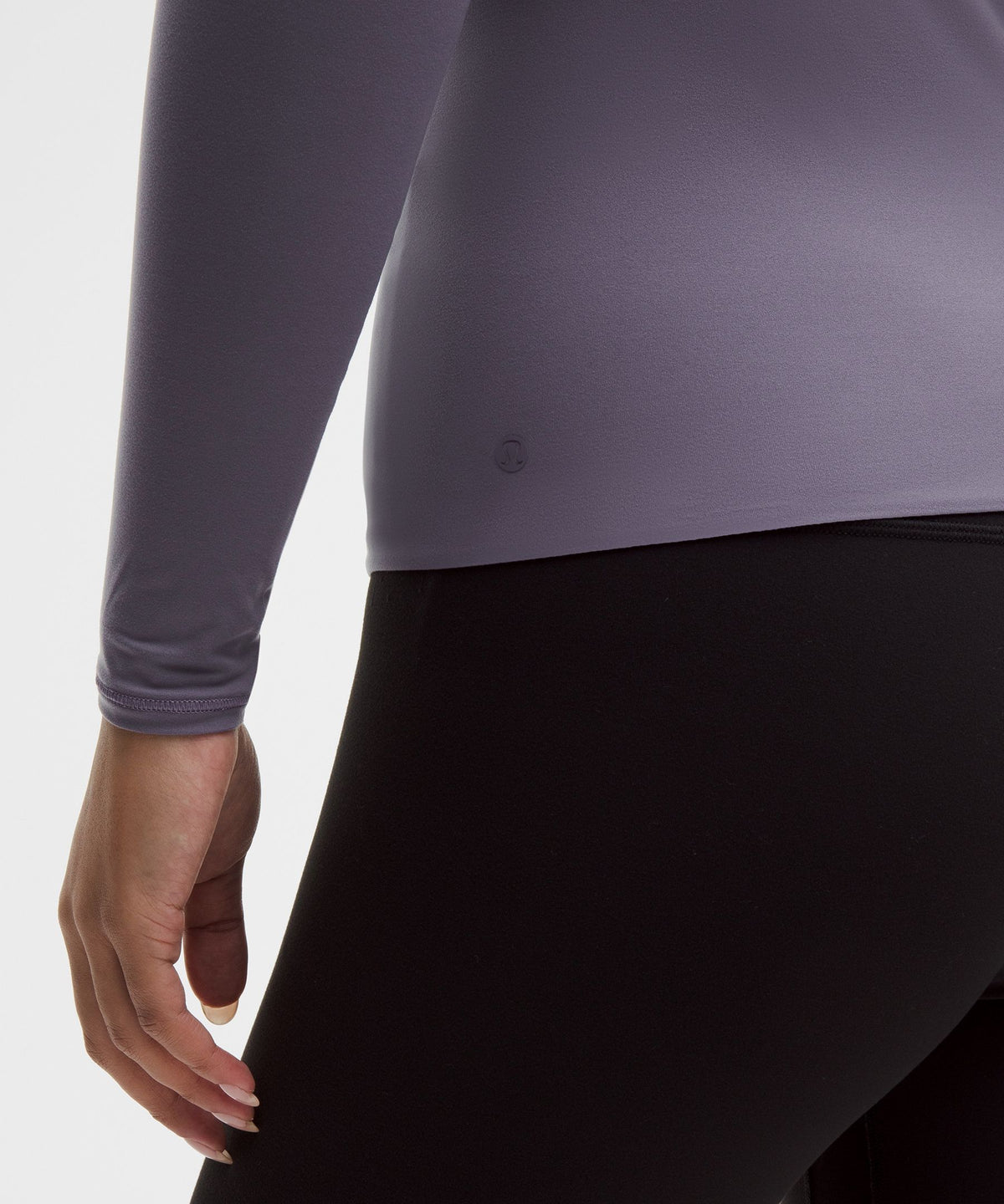 Wundermost Ultra-Soft Nulu Crewneck Long-Sleeve Shirt