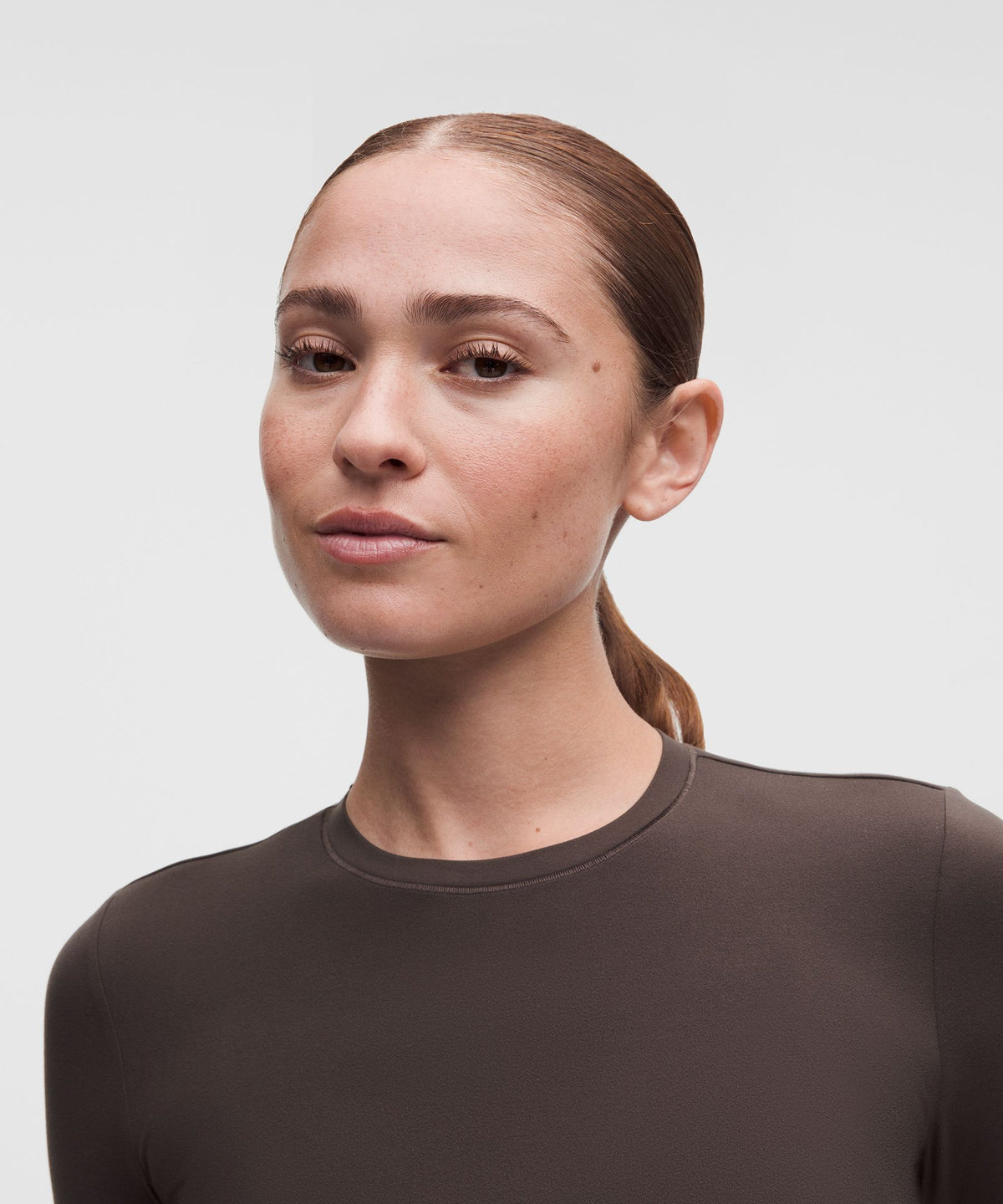 Wundermost Ultra-Soft Nulu Crewneck Long-Sleeve Shirt