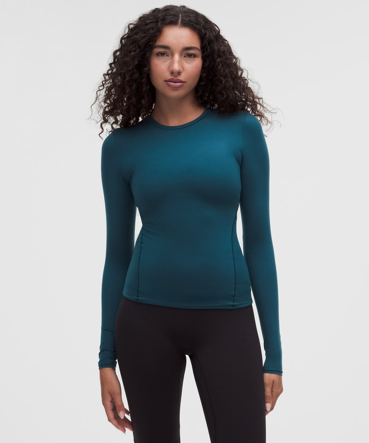 Wundermost Ultra-Soft Nulu Crewneck Long-Sleeve Shirt