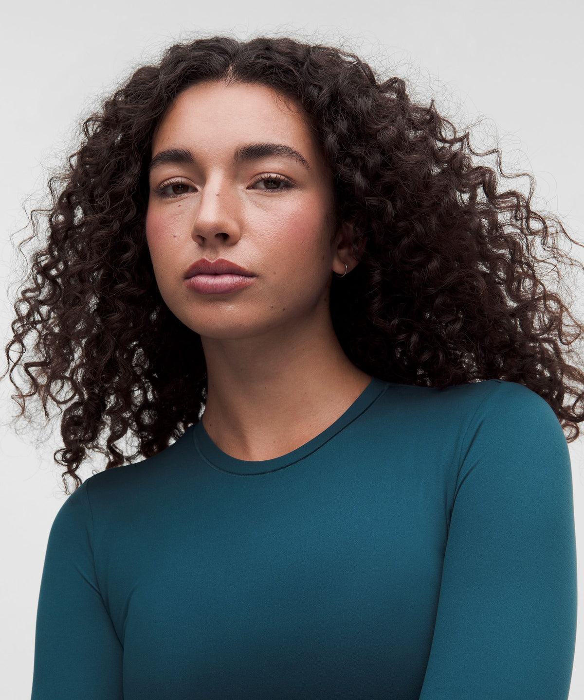 Wundermost Ultra-Soft Nulu Crewneck Long-Sleeve Shirt