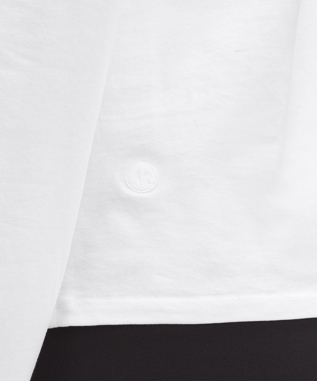 Organic Cotton Crewneck Long-Sleeve Shirt
