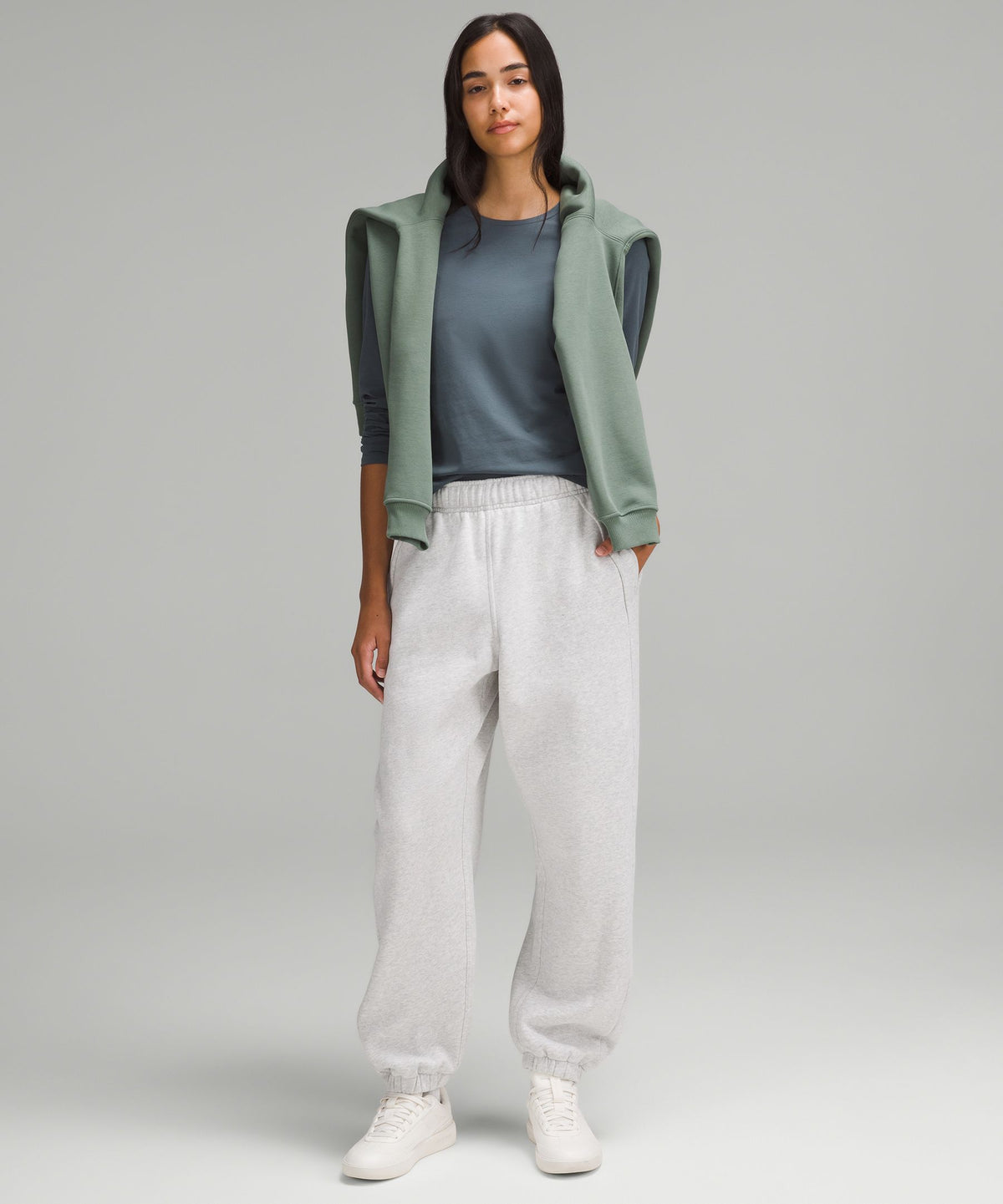 Organic Cotton Crewneck Long-Sleeve Shirt