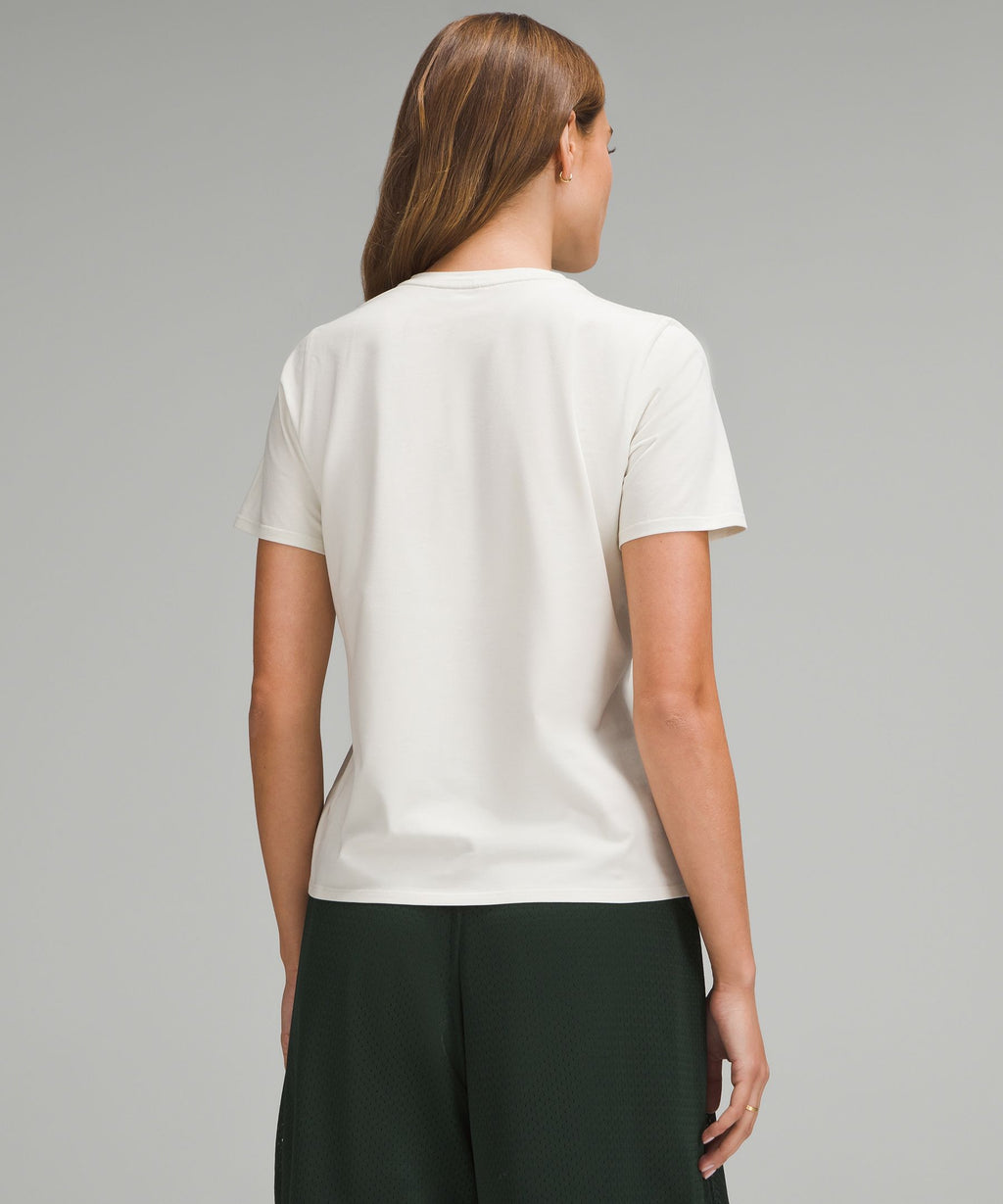 Organic Cotton Straight-Hem Crewneck T-Shirt