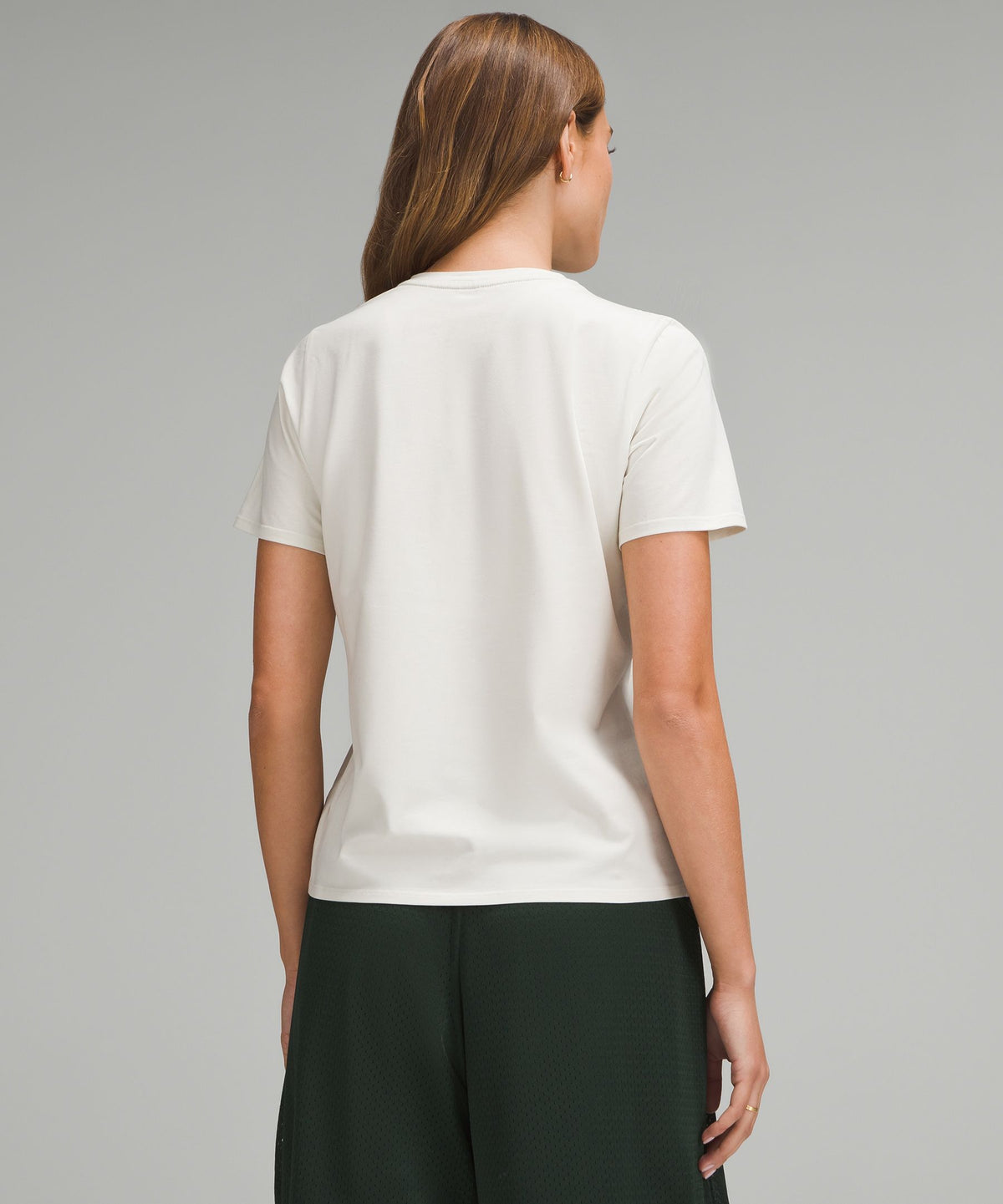 Organic Cotton Straight-Hem Crewneck T-Shirt