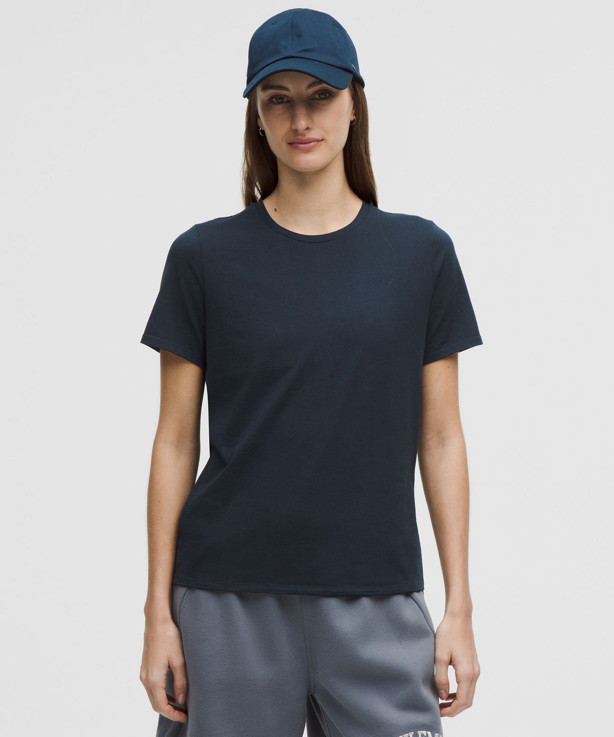 Organic Cotton Straight-Hem Crewneck T-Shirt