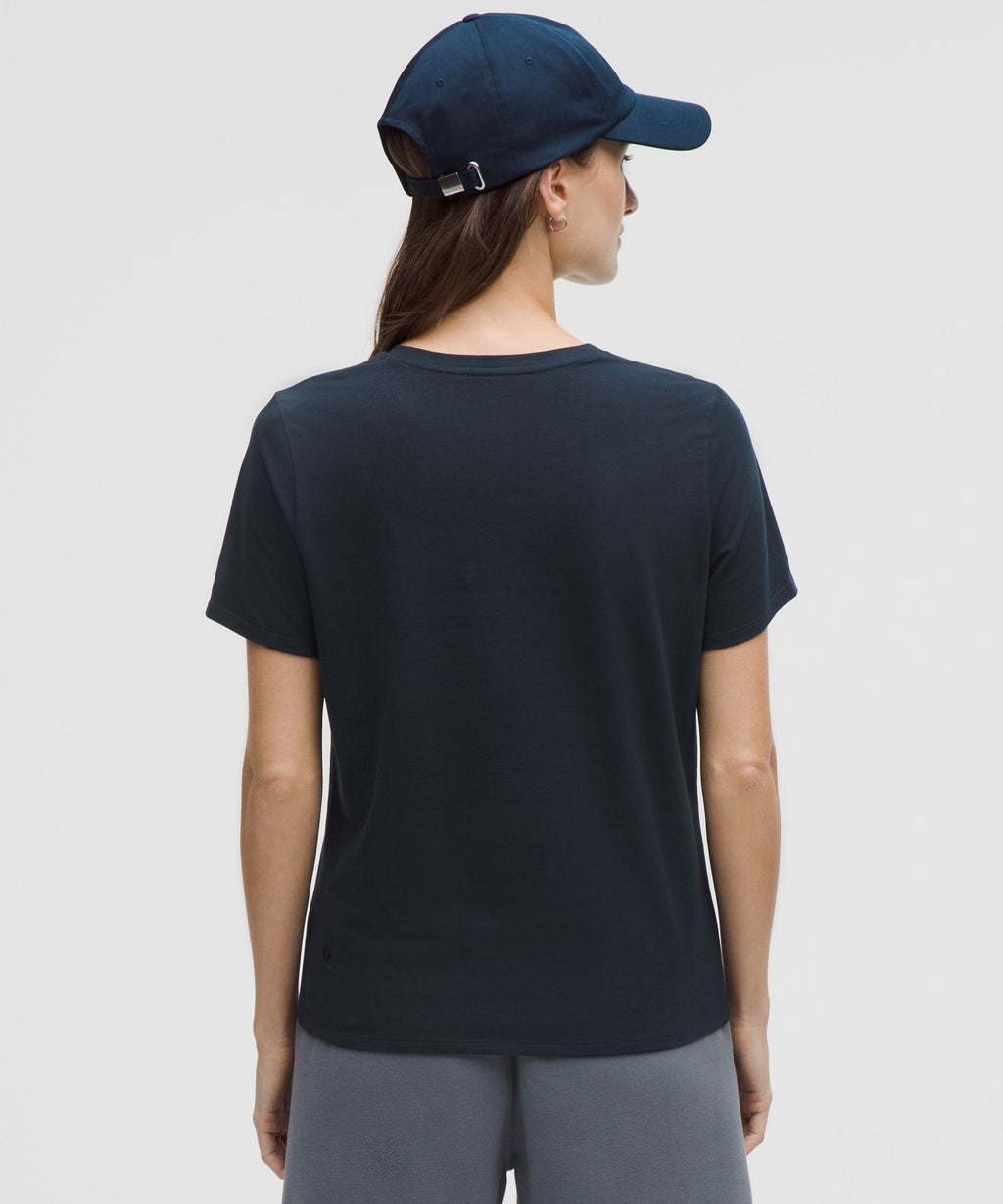 Organic Cotton Straight-Hem Crewneck T-Shirt