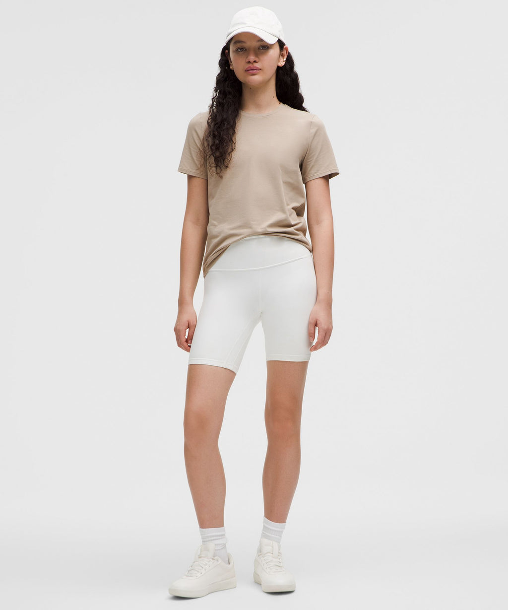Organic Cotton Straight-Hem Crewneck T-Shirt