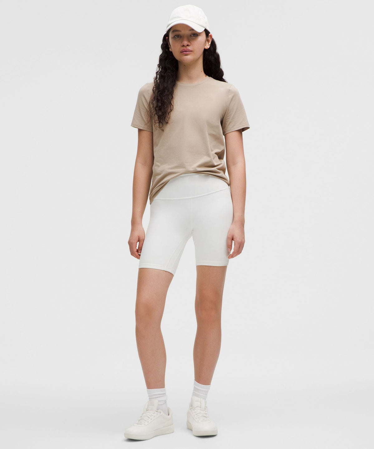 Organic Cotton Straight-Hem Crewneck T-Shirt