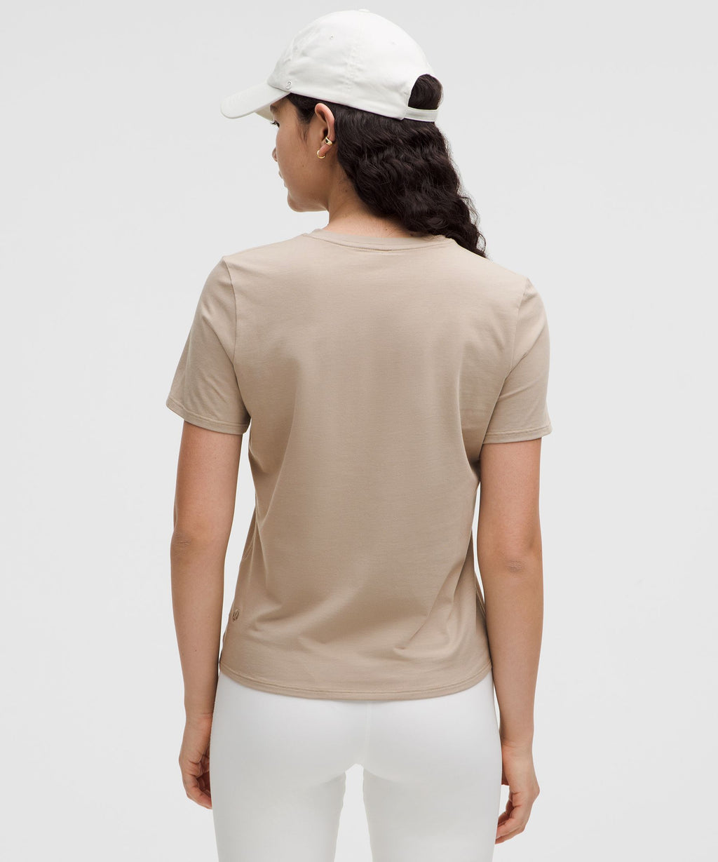 Organic Cotton Straight-Hem Crewneck T-Shirt