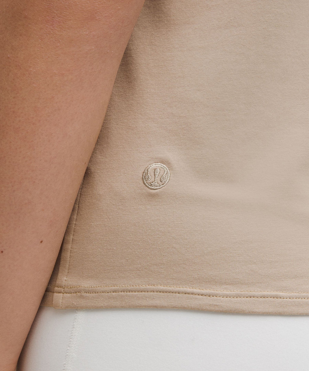 Organic Cotton Straight-Hem Crewneck T-Shirt