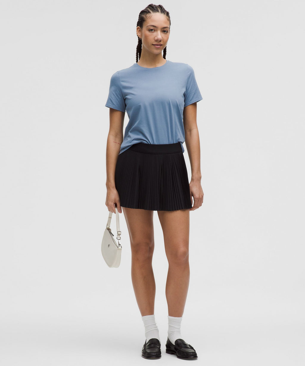 Organic Cotton Straight-Hem Crewneck T-Shirt