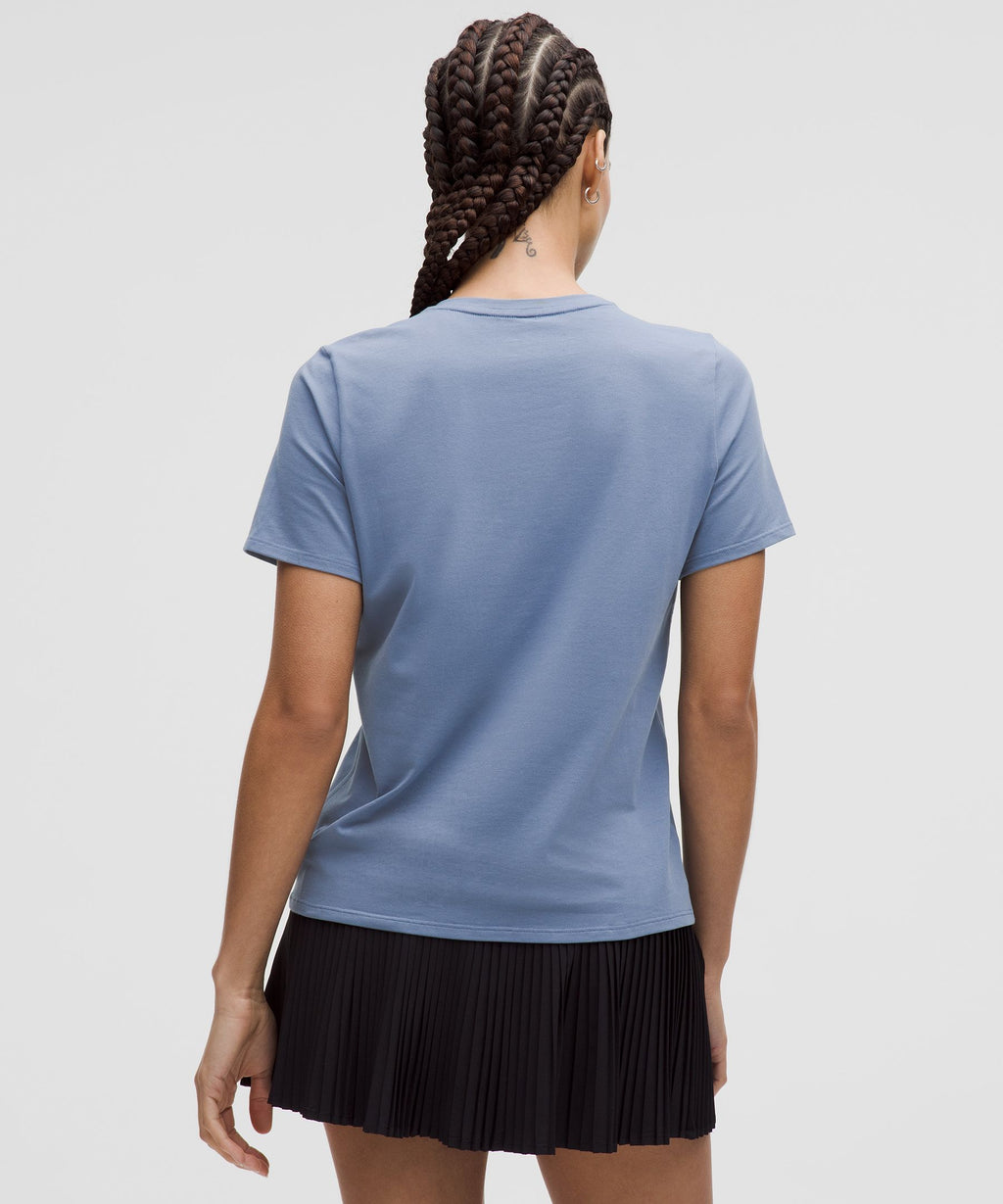 Organic Cotton Straight-Hem Crewneck T-Shirt