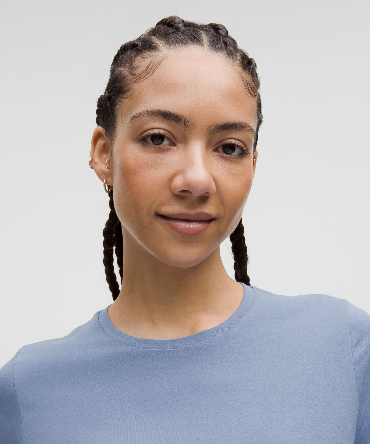 Organic Cotton Straight-Hem Crewneck T-Shirt