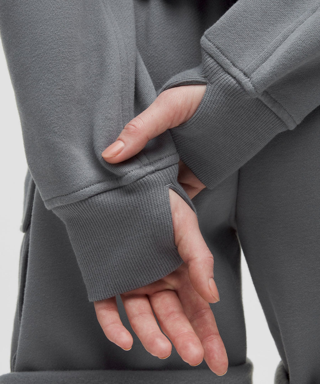 Scuba Oversized Half-Zip Hoodie
