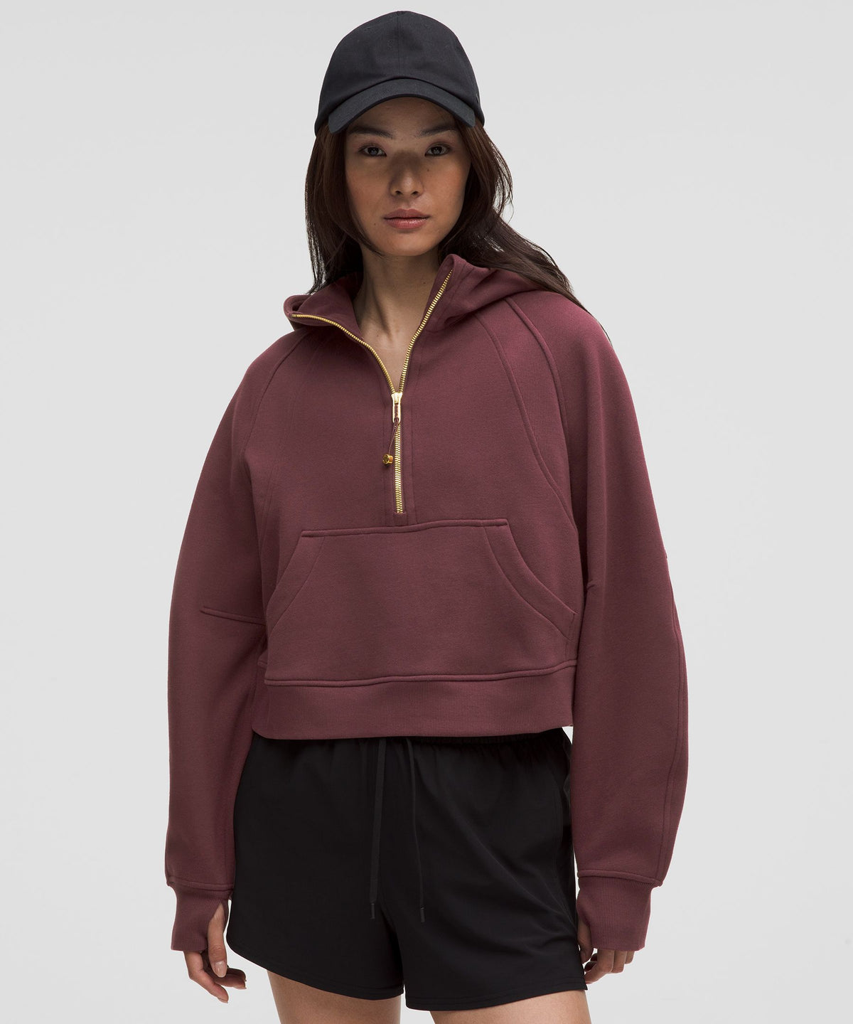 Scuba Oversized Half-Zip Hoodie