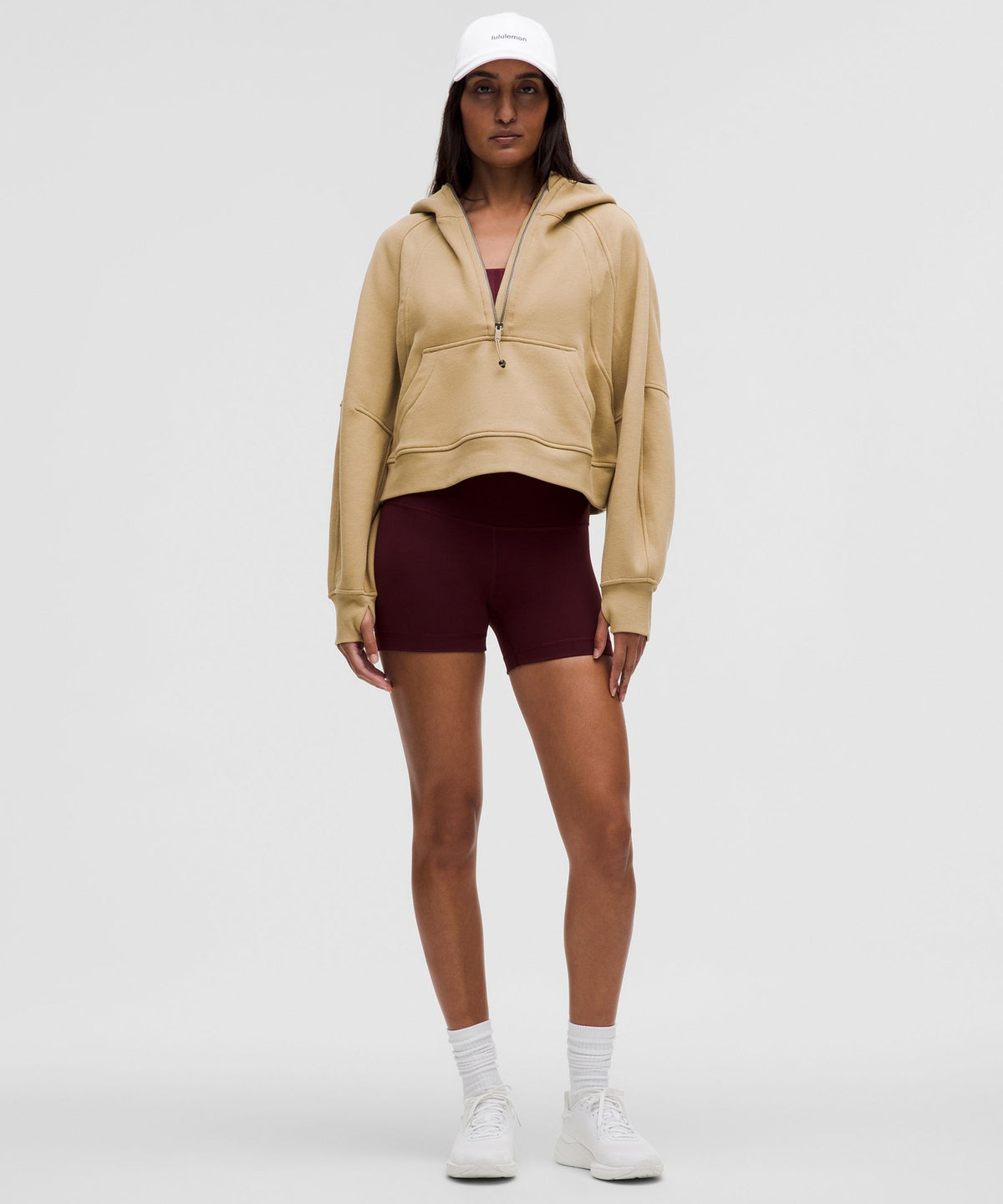 Scuba Oversized Half-Zip Hoodie