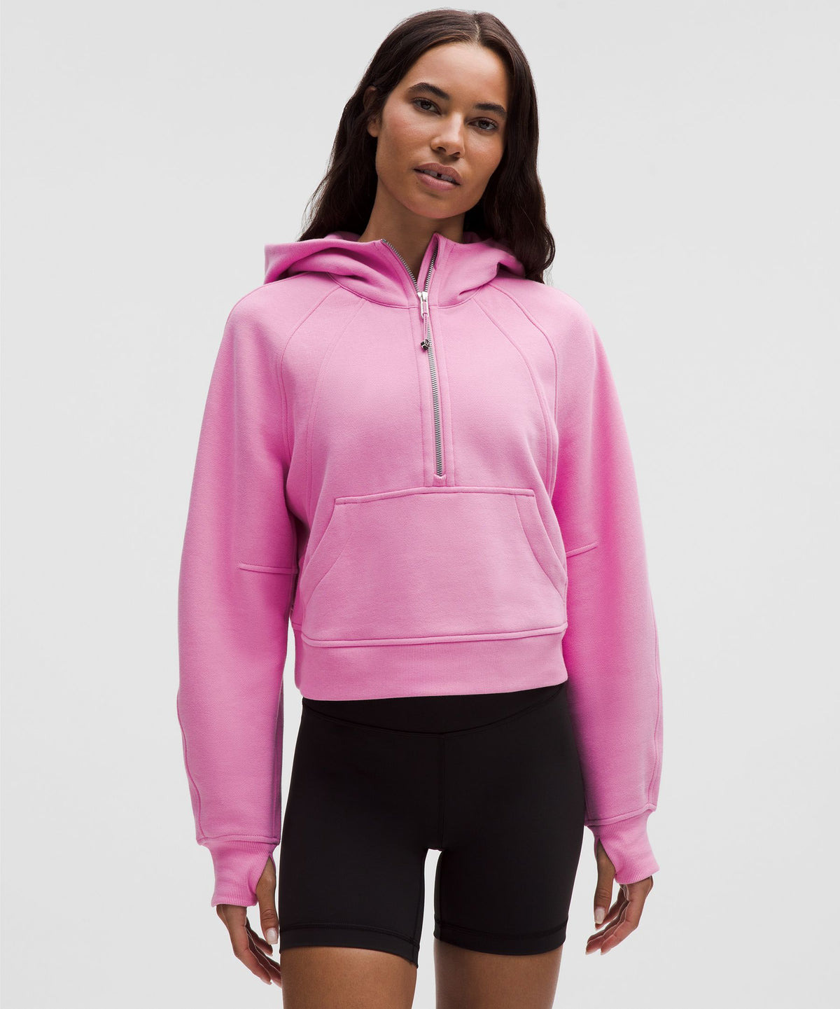 Scuba Oversized Half-Zip Hoodie