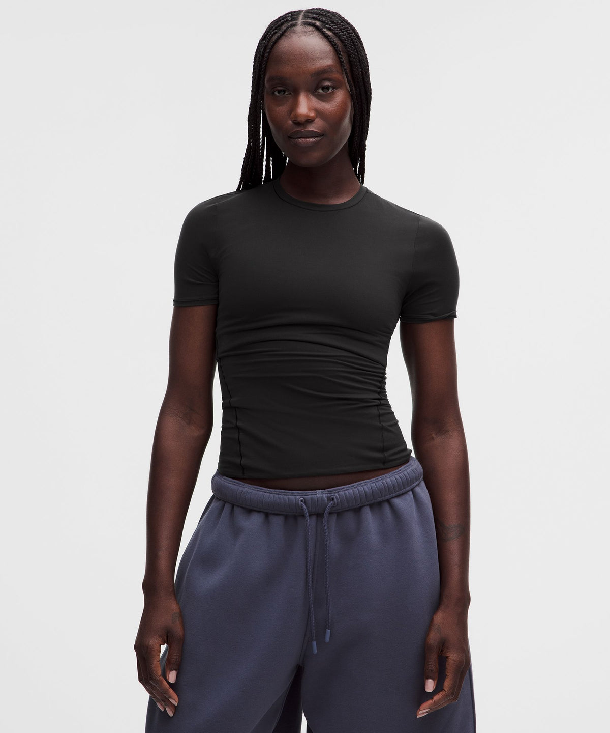 Wundermost Ultra-Soft Nulu Hip-Length Crewneck Shirt