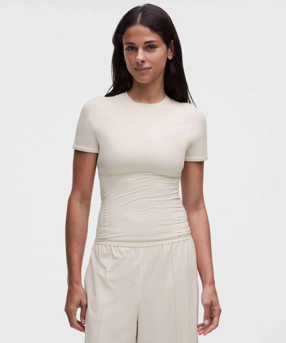 Wundermost Ultra-Soft Nulu Hip-Length Crewneck Shirt