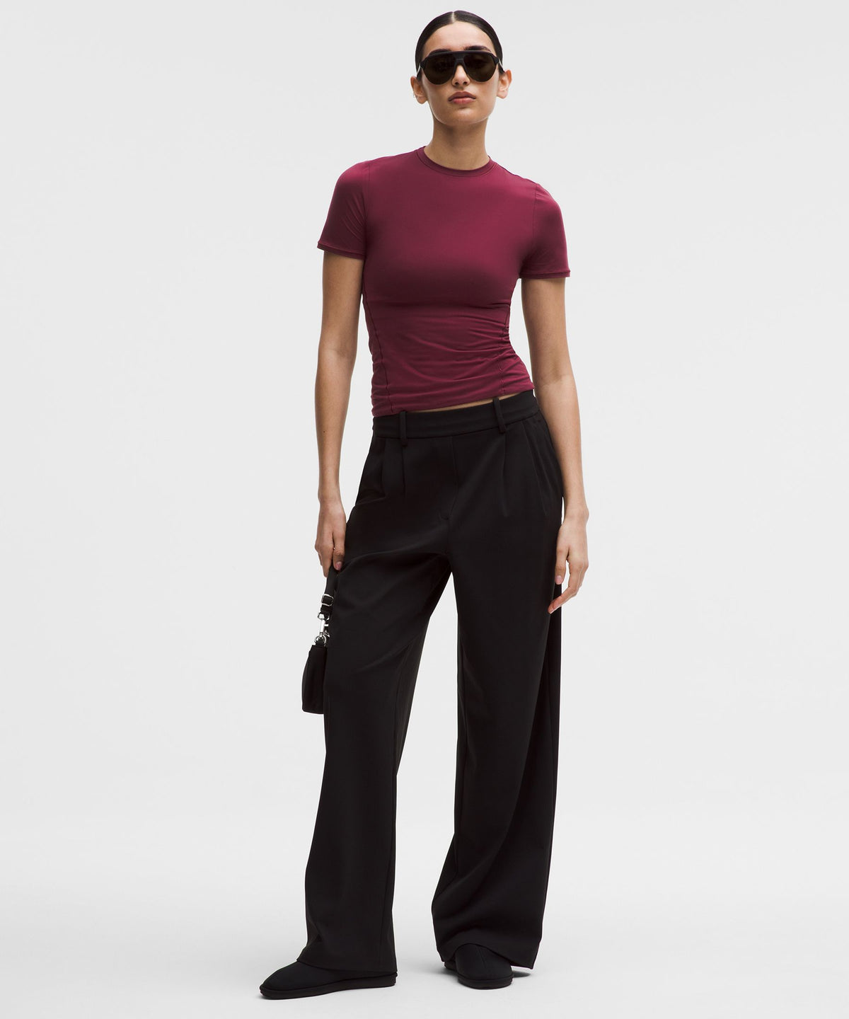 Wundermost Ultra-Soft Nulu Hip-Length Crewneck Shirt
