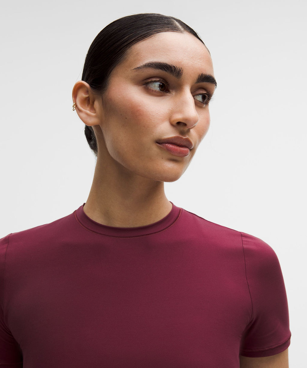 Wundermost Ultra-Soft Nulu Hip-Length Crewneck Shirt