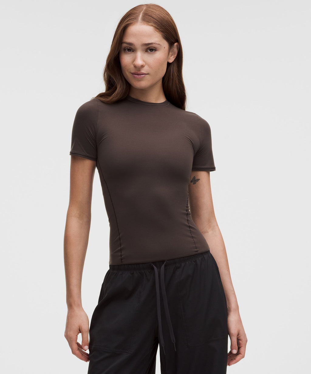 Wundermost Ultra-Soft Nulu Hip-Length Crewneck Shirt